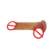 Dildo réaliste en silicone souple avec sensation de peau de pénis, jouet sexuel pour femmes, masturbateur étanche et portable