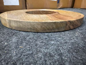 Bandeja de madera tradicional premium para desayuno, comida, bebidas, té, café, organizador decorativo multiusos, plato hecho a mano. - Product Image 3