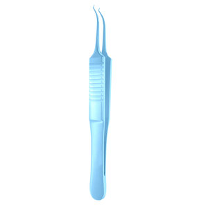 Pinzas Oftálmicas Castroviejo Colibri para Córnea, Manuales, 0.12 mm, 1x2 Dientes, Mango Plano, 107 mm, Titanio, Microquirúrgicas - Product Image 1