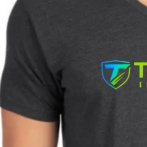 T-shirt personnalisé uni pour homme à col en V, en coton confortable, tendance, pour le sport et les loisirs, OEM ODM Marque privée - Product Image 5