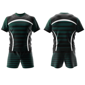 Uniforme de Rugby Personalizado para Hombre, Ropa Deportiva, Jersey y Pantalones Cortos, Secado Rápido, Transpirable, Proveedor OEM para Equipos - Product Image 1