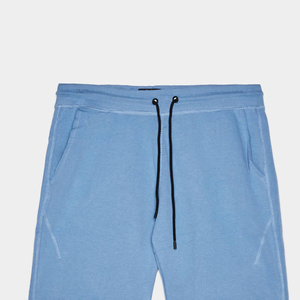 Shorts de jogging vintage pour hommes en coton French Terry délavé à l'acide, à ourlet brut, respirants et antibactériens, vente chaude, OEM ODM en gros - Product Image 2