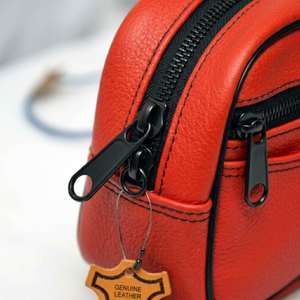 Royal Leather Works Genuine Leather Customizable Unisex Travel Toiletry Bag Zipper Closure High Quality Outdoor Sports Winter - Product Image 3