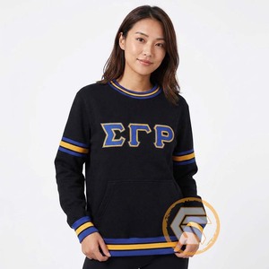 เสื้อสเวตเชิ้ตผู้หญิงลาย SIGMA GAMMA RHO สำหรับชมรมนักศึกษา ผลิตตามสั่งจาก GREEK TREASURES ผ้าฝ้าย 100% กันยับ สำหรับฤดูหนาว ขายส่ง - Product Image 4