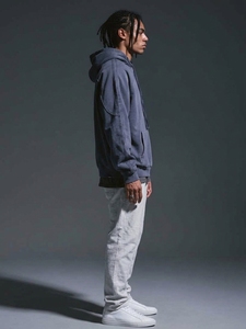 Sweat-shirt à capuche pour homme, coupe classique, 100% coton, tissu molletonné français, imprimé, couleur unie, poche, style décontracté, vêtement de printemps - Product Image 3