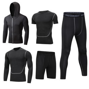 Nuevo Diseño, Conjunto Deportivo para Hombre, Pantalones de Compresión para Gimnasio, Camisetas Deportivas de Secado Rápido - Product Image 3