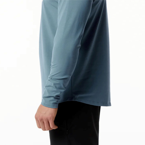 T-shirts col rond à manches longues pour hommes et garçons, multicolores, design personnalisé, en polyester/coton, vente en gros - Product Image 6