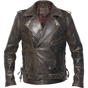 Vestes en cuir pour hommes les plus vendues en gros, cuir véritable, tailles plus grandes disponibles, qualité supérieure, prix abordable, service OEM - Product Image 1