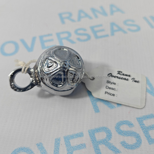 Campana Colgante de Latón con Acabado Plateado, Moderna y Ecológica, Campana de Templo para Decoración de Pared, Puerta, Hogar, Meditación, Yoga, Artículo de Regalo - Product Image 2