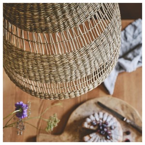 Meilleur Choix Abat-jour de Lustre en Rotin et Raphia, Luminaire de Plafond Durable, Sûr et Écologique, Article Décoratif pour la Maison - Product Image 4
