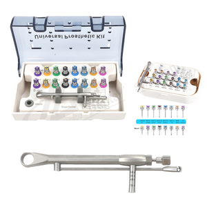 Dental Universal Implant Prosthetic Kit Torque Wrench Screw <b>Drivers</b> Remover Dental surgical instruments <b>set</b> Made In Pakistan - Product Image 1