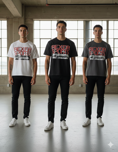 เสื้อยืดเร็กซ์ฟิต สปอร์ต รุ่นเฮฟวี่เวท แบบเรียบ สำหรับสกรีนลายเอง สไตล์วินเทจ ล้างสีแบบแอซิด ทำสีซีดแบบดิสเทรส สไตล์สตรีท - Product Image 3