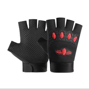 Guantes de Ciclismo Ligeros de Medio Dedo con Cordones de Acrílico/Algodón MAP CG-124 para Hombre - Uso en Exteriores de Verano - Product Image 1