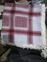 Shemagh/Bufanda Árabe de Algodón con Camuflaje, Cuadrada, a Rayas, Suave, Turbante Masculino, Pañuelo para la Cabeza Tradicional Árabe, Jacquard, Hiyab, Gorro para Rezar