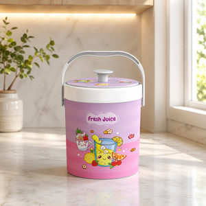 Seau à riz en plastique de qualité alimentaire Nandos Premium 8L, couleur violette, surface durable anti-rayures, double couche thermique, écologique - Product Image 1