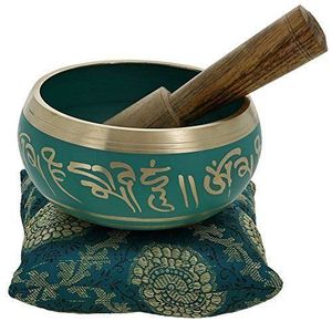 Bol chantant en laiton de fabrication artisanale, instrument de méditation pour le yoga, la thérapie sonore, la guérison, la relaxation et la pratique spirituelle - Product Image 6