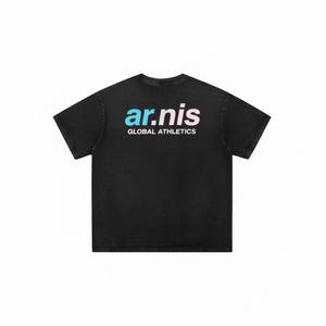 T-shirts personnalisés pour hommes en coton 100% de haute qualité, épais, avec logo imprimé ou brodé, séchage rapide et respirants - Product Image 4