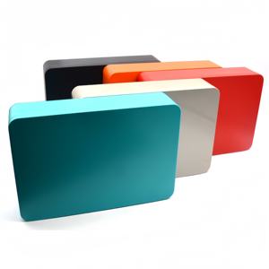 Caja de Metal Rectangular Delgada para Alimentos, con Logotipo Personalizado, Reciclable, para Galletas, Bizcochos, Chocolate y Pasteles, Venta al Por Mayor - Product Image 3