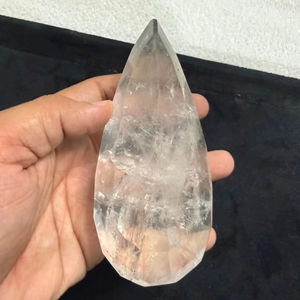 Cuarzo Natural Transparente de Alta Calidad, Mineral en Bruto para Rejillas de Cristales, Sanación Metafísica y Decoración de Jardín - Product Image 1