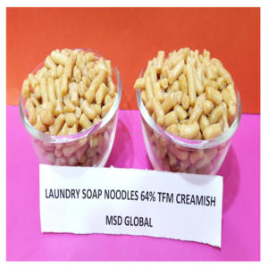 Fideos de jabón para lavar ropa 64% TFM cremosos - Product Image 1