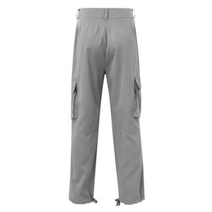 Pantalon cargo en coton de haute qualité pour hommes, 6 poches, coupe ample, élastique, décontracté, vente en gros - Product Image 6