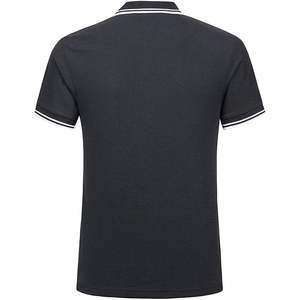 Polo de Alta Calidad para Hombre, Color Rojo Sólido, Manga Corta, Resistente al Agua, Tela Lisa - Product Image 3