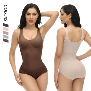 Body posparto sin costuras de alta elasticidad no tejido para mujer, ropa moldeadora de una pieza, Control de barriga, secado rápido - Product Image 1
