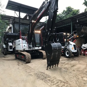Excavatrice sur chenilles hydraulique Hidromek de qualité supérieure, 12 tonnes, robuste, pour moteur, PLC, boîte de vitesses, pompe à engrenages, roulement - Product Image 2