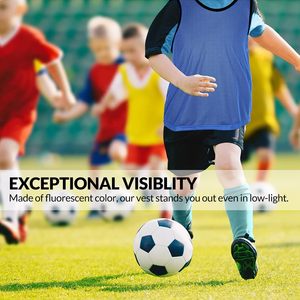 Men's Breathable Washed Fine Mesh <b>Training</b> Vest & Reversible Sports <b>Bibs</b>-Custom Polyester for Basketball Football Soccer - Product Image 5