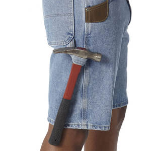 กางเกงยีนส์ขาสั้นสไตล์วินเทจลำลองสำหรับฤดูร้อน แฟชั่นกางเกงขาสั้นทรงหลวมสำหรับผู้ชาย - Product Image 4