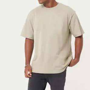 T-shirt 100% coton pour homme, coupe ample, imprimé, haute qualité, oversize, haut de gamme pour le sport et le fitness, tendance, personnalisable avec logo. - Product Image 3