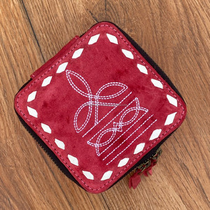 Date Botte Point Rose Daim En Cuir Portable Bijoux Mallette De Rangement Personnalisé Anneau Bijoux Cadeau Boîte Organisateur Voyage Boîte À Bijoux - Product Image 3