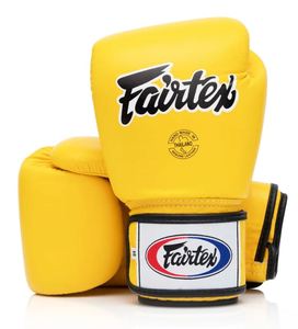 ถุงมือชกมวยหนังแท้ Fairtex สีน้ำเงินรุ่นใหม่ ขายดี คุณภาพระดับมืออาชีพ พร้อมเชือกผูกและสายรัดแบบ Hook-and-Loop กันน้ำ ระบายความชื้นได้ดี - Product Image 1