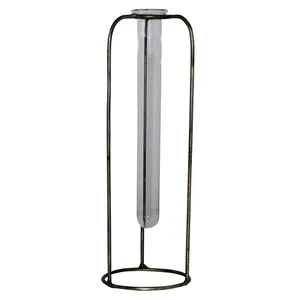 Handmade Metal Flower Vase Luxury Modern Home Accent for Dining <b>Table</b> <b>Console</b> <b>Table</b> Coffee <b>Table</b> Bedroom and Living Room Decor - Product Image 1