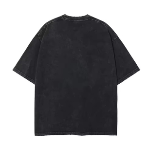 2026 Acid T Shirt <b>100</b>_ Cotton Sublimation Blanks Acid Wash T-shirt for Men With Custom Printed shirt - Product Image 6