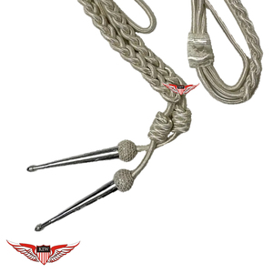 Cordons d'épaule Aiguillette torsadés avec embout métallique - Product Image 2