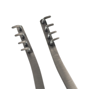 เครื่องมือผ่าตัดแบบยึดติดด้วยตัวเอง Alm Self-Retaining Retractor ขนาด 4 นิ้ว 4×4 ฟัน ปลายทู่ ทำจากเหล็กกล้าไร้สนิม - Product Image 4