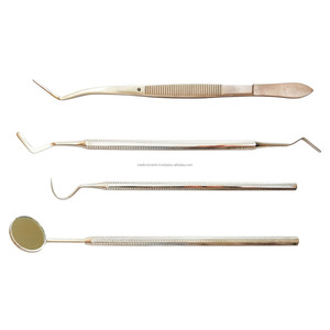 Juego de 4 Piezas de Instrumentos de Diagnóstico Dental de Acero Inoxidable para Clínicas Dentales, Hospitales y Laboratorios, Precio al por Mayor - Product Image 1