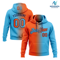 Sweat-shirt à capuche personnalisé en gros avec dégradé de couleurs, pull tendance, vêtement de sport, fabrication OEM