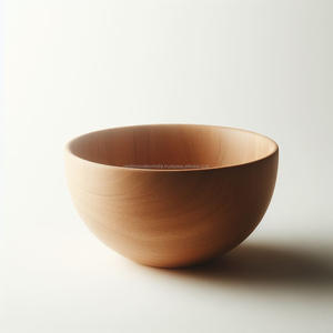 Ensemble de saladiers en bois d'acacia rustique Artisanat de qualité Bol à fruits en bois décoratif poli écologique pour élégant - Product Image 4