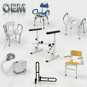 Barre de sécurité pour toilettes OEM/ODM Taïwan, anti-dérapante, réglable, aide à la mobilité pour personnes âgées, style moderne, utilisation quotidienne dans la salle de bain, aides à la vie quotidienne - Product Image 1