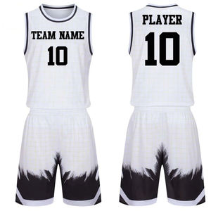 Uniformes de Baloncesto Transpirables de Alta Calidad y Cómodos, 100% Poliéster de Secado Rápido, Diseño Personalizado, Logotipo Personalizado, Unisex - Product Image 4