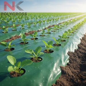 Lámina de Plástico Negra Plateada para Acolchado Agrícola, Película Protectora UV para Control de Malezas, para Cultivo de Vegetales, Frutas y Cultivos - Product Image 3