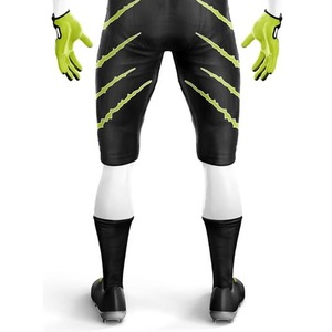 Ensemble d'uniformes de football américain personnalisés de qualité supérieure, manches courtes, taille plus, couleur et logo personnalisés, 100% polyester - Product Image 6