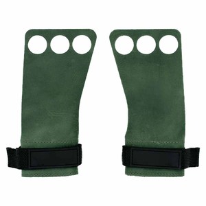 Nayab Industries - Agarraderas de Cuero Transpirable con Cierre de Gancho y Bucle, Protección Avanzada para Entrenamiento Físico, Levantamiento de Pesas y Dominadas - Product Image 2