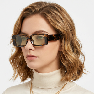 Gafas de Sol Rectangulares Clásicas Vintage RTS con Protección UV, Gafas de Sol de Diseño Personalizadas para Hombre y Mujer para Actividades al Aire Libre - Product Image 3