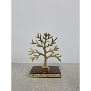Modern Luxury Gold <b>Tree</b> of Life Sculpture with Marble Base Handcrafted Metal Tabletop Decor for Living Room Office <b>Decoration</b> - Product Image 3