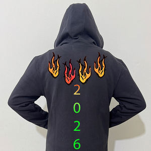 Nouveauté : Sweats à capuche pour hommes à manches longues en polaire brodée 100% coton, tissu doux, prix de gros, services OEM, pour garçons - Product Image 5