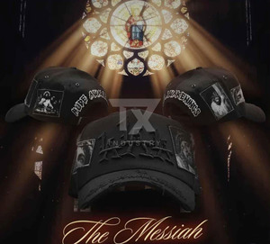 Nouvelle Casquette Originale Tito Double P Noire Snapback G5 Broderie Noire Casquette de Baseball en Daim 5 Panneaux Innedit Hat - Product Image 4