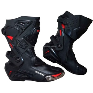 รองเท้าบูทมอเตอร์ไบค์กันน้ำสำหรับผู้ชายรองเท้าขี่มอเตอร์ไซค์ - Product Image 3